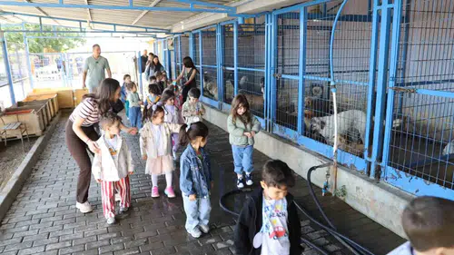 Nazilli’de minik yürekler can dostlarla buluştu: Sevgi dolu bir gün