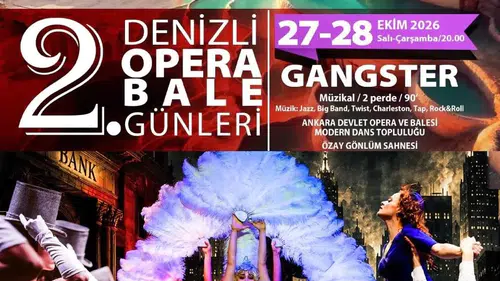 Denizli sahnelerinde 1930’ların rüzgarı esecek: Gangster müzikali şehre geliyor