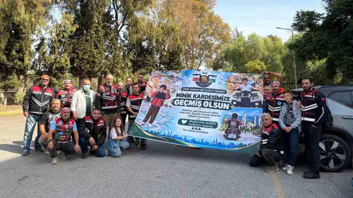 Minik Ali’nin hayali gerçek oldu: Hastane penceresinde duygusal buluşma
