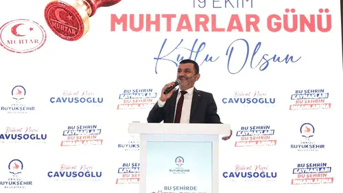 Denizli’de muhtarlarla güç birliği: Başkan Çavuşoğlu’ndan birlik mesajı