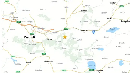 Denizli'de sabah saatlerinde hareketli dakikalar: Honaz merkezli sarsıntılar korkuttu