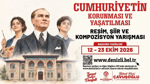 Denizli’de Cumhuriyet heyecanı: Öğrenciler yeteneklerini ödülle buluşturuyor