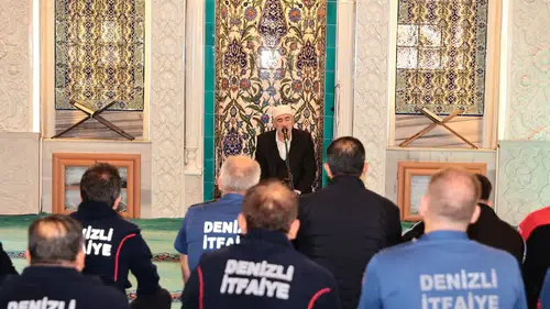 Denizli’de itfaiye kahramanlarına vefa dolu anma