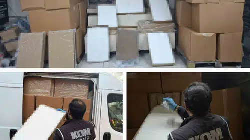 İzmir'de kaçakçılara mobil darbe: Milyonluk sevkiyata suçüstü