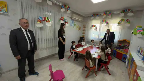 Sarıgöl'de miniklerin eğitim yuvasına yakın markaj: İlçe müdüründen tam not