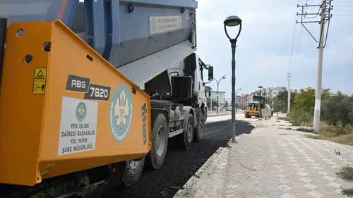 Soma’nın ana arterinde büyük değişim: Yılların çilesi asfaltla son buluyor