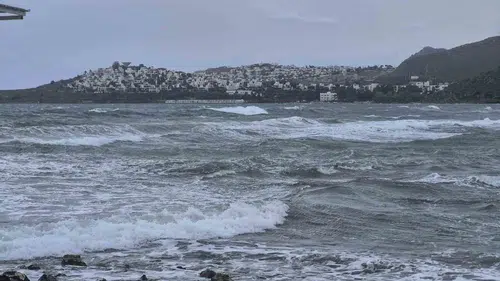 Bodrum'da fırtına alarmı: Deniz ulaşımına geçici engel
