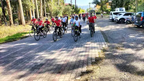 Köyceğiz’de Cumhuriyet coşkusu iki teker üzerinde yaşandı