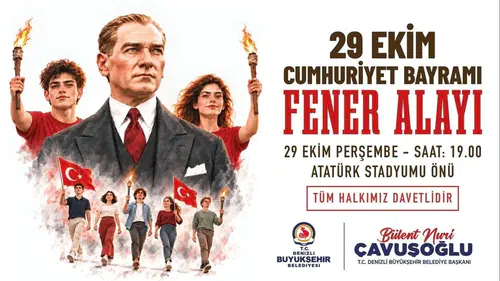 Denizli’de Cumhuriyet coşkusu Derya Uluğ ile zirveye taşınacak