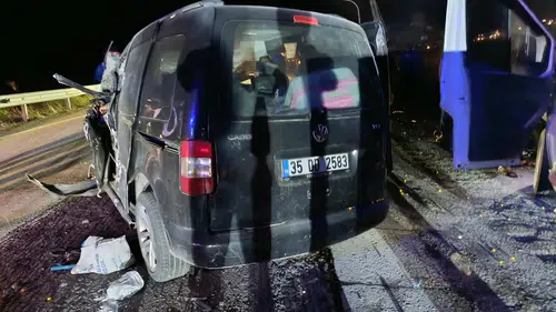 Manisa'da yol çalışması kabusa döndü: Zincirleme kazada 5 kişi hastanelik oldu