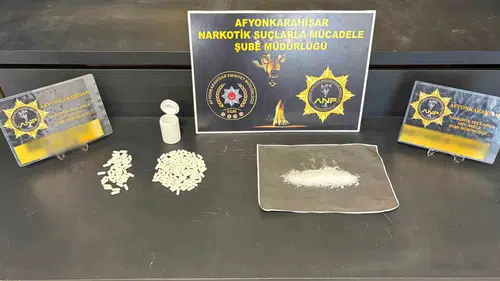 Afyonkarahisar polisinden zehir tacirlerine geçit yok: Bir tutuklama