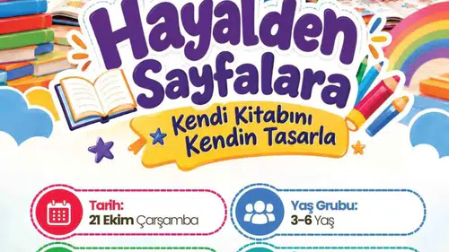 Minik yazarlar Merkez Kütüphane’de buluşuyor: Kendi hikayelerini kendileri tasarlayacaklar