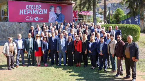 Efeler’de muhtarlar günü buluşması: Başkan Yetişkin’den hizmet vurgusu
