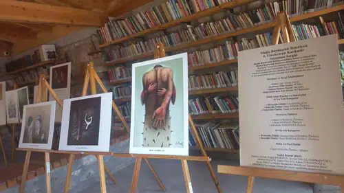 Çizgilerle sevgi rüzgarı: Muğla’da uluslararası karikatür şöleni sona erdi