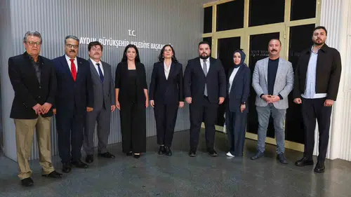 Aydın basınının temsilcilerinden Başkan Çerçioğlu’na nezaket ziyareti