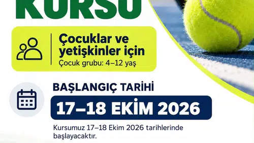 Bodrum'da raketler sahaya iniyor: Her yaşa ücretsiz tenis eğitimi