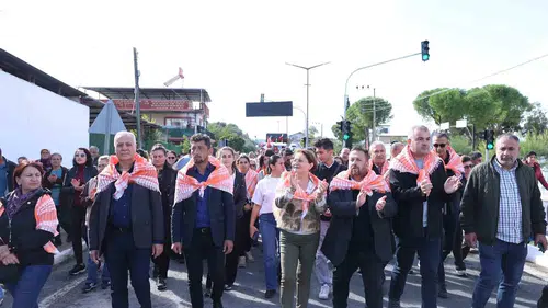 Didim’de tarım rüzgarı: Kadın üreticilerden gövde gösterisi