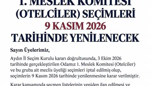 Kuşadası turizmcileri için sandık yolu göründü: Seçimler iptal edildi