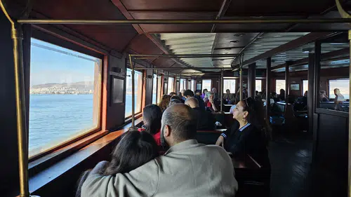 Bergama Vapuru ile tarihe yolculuk başladı
