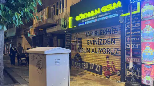 Denizli’de dehşet anları: İş yerine otomobilden ateş açıldı