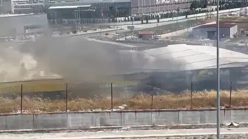 Kütahya OSB’de korkutan kıvılcım: Çömlek fabrikasında yangın alarmı