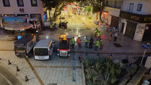 Bodrum’un kalbinde hijyen operasyonu: Çarşı Mahallesi pırıl pırıl oldu