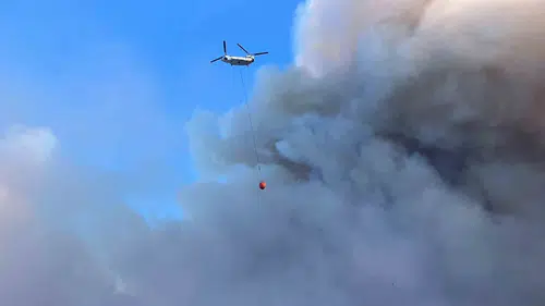 Madran Dağı’nda korkutan yangın: Ekipler alevlerle mücadele ediyor