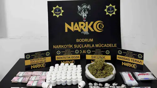 Muğla narkotik ekiplerinden zehir tacirlerine ağır darbe: 34 tutuklama