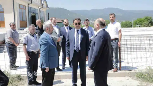 Kütahya’da yükselen dev eserde sona doğru: Vali Işın çalışmaları yerinde inceledi