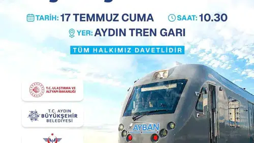 Aydın’da raylı sistem dönemi başlıyor: AYBAN için geri sayım sona erdi