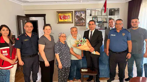 Alaşehir’in yeni kaymakamından vefa dolu ilk adım: Mesaiye şehit eviyle başladı