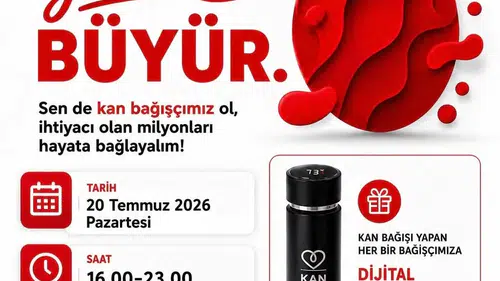 Karacasu’da iyilik hareketi: Kan verene dijital termos hediye edilecek