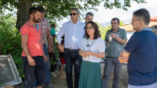 Menteşe’de korkutan yangın sonrası Başkan Köksal’dan dayanışma mesajı