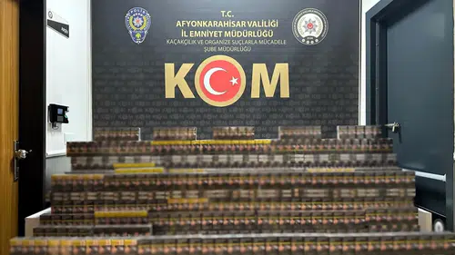 ** Sultandağı’nda Kaçak Sigara Operasyonu: 2 Gözaltı