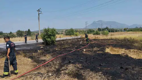 Datça’da korkutan yangın: Ekipler alevlerin evlere sıçramasını önledi