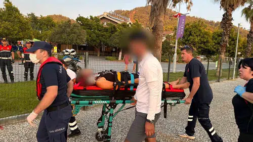 Fethiye açıklarında acil durum: Yaralı şahıs için zamana karşı yarış