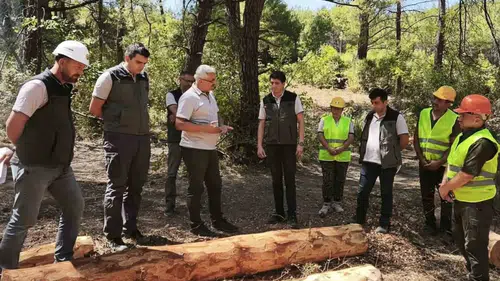 Soma’da yangına karşı sahada denetim: Bölge Müdürü Yılmaz’dan sıkı talimat