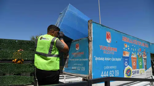 Yunusemre’de atıklar çöpe değil ekonomiye gidiyor: Yıllık 150 tonluk dev kazanım