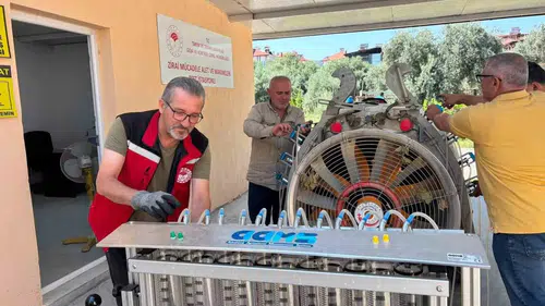 Sarıgöl'de tarımda teknolojik dönem: İlaçlama makinelerine bilimsel onay