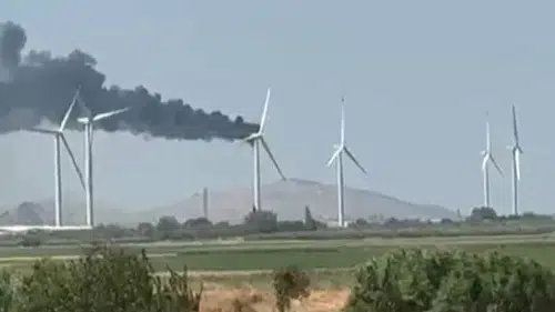 Bergama'da enerji santralinde korkutan yangın: Dev türbin hurdaya döndü