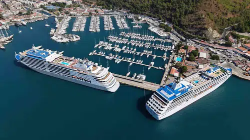 Marmaris’te kruvaziyer bereketi: Hedef eski günlerdeki 150 gemi rekoru