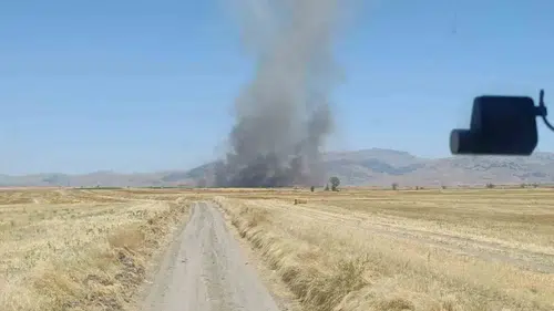 Sandıklı'da alevler tarım arazilerini küle çevirdi: 100 dekar alan zarar gördü