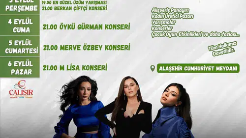 Alaşehir’de hasat mevsimi şölene dönüşüyor: Sultaniye üzümü festivalle dünyaya tanıtılacak