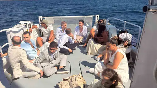 Ege'de yelkenli operasyonu: Kaçak göçmenlerin umut yolculuğu Sahil Güvenlik'e takıldı