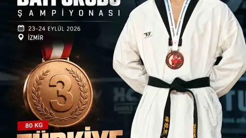 Muğla'nın gururu İzmir'den madalyayla döndü