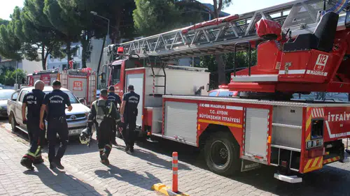 Aydın'da apartman sakinlerini ayağa kaldıran duman alarmı
