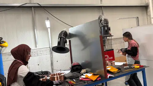 Kaynak tezgahında kadın imzası: Manisa sanayisinde devrim gibi adım
