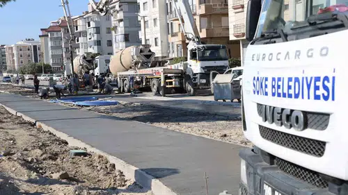 Söke’de modern ulaşım hamlesi: Bisiklet ve yürüyüş yolunda ikinci etap start aldı