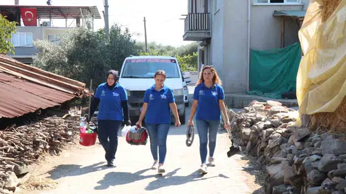 Bozdoğan’da kimse sahipsiz değil: Sosyal belediyecilik kapı kapı dolaşıyor
