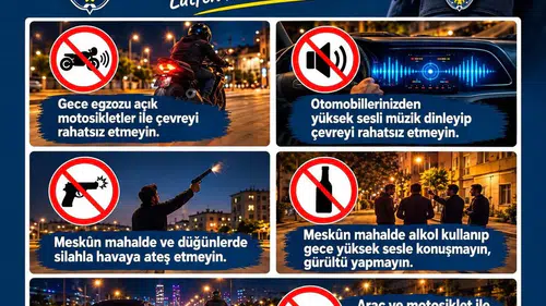 Bozdoğan’da emniyetten kritik uyarı: Huzurunuz için kurallara uyun